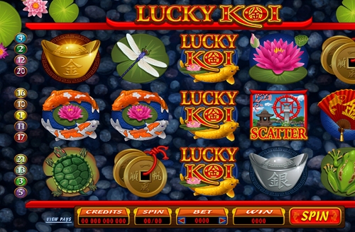 Lucky Koi japanese themed video slot