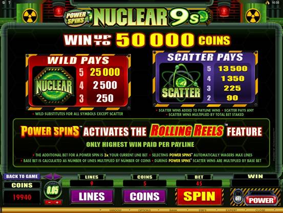 Power Spins  Nuclear 9s