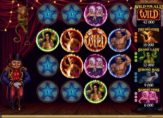 Twisted Circus Video Slot