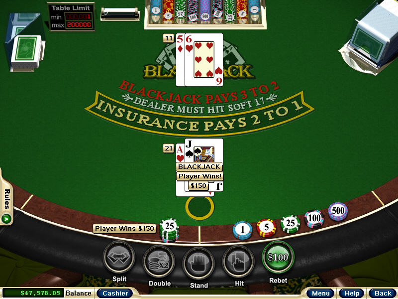 21 Blackjack Game Online. Free Casino Games