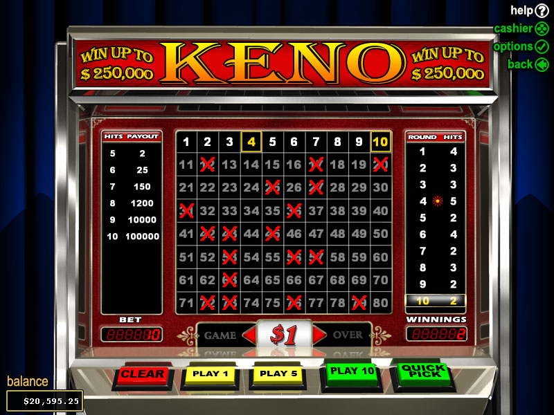 Free Casino Keno Online