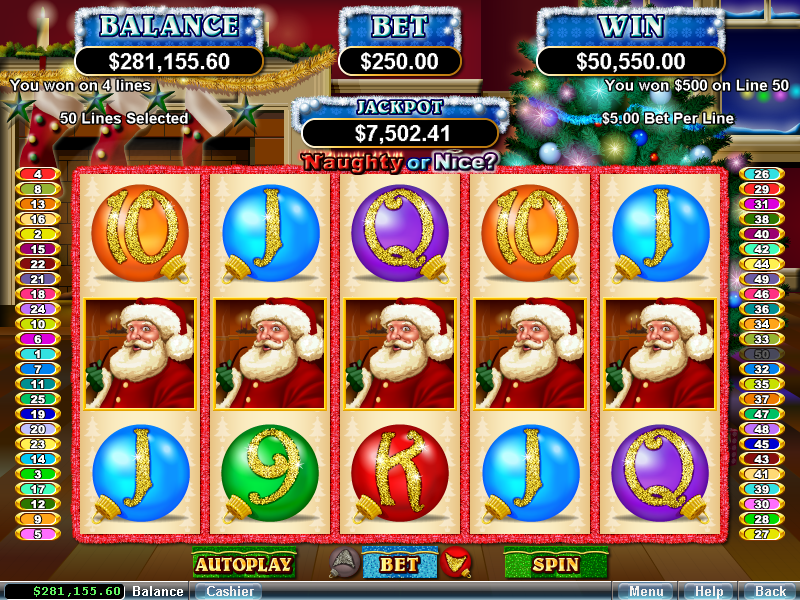 Naughty Or Nice Video Slot