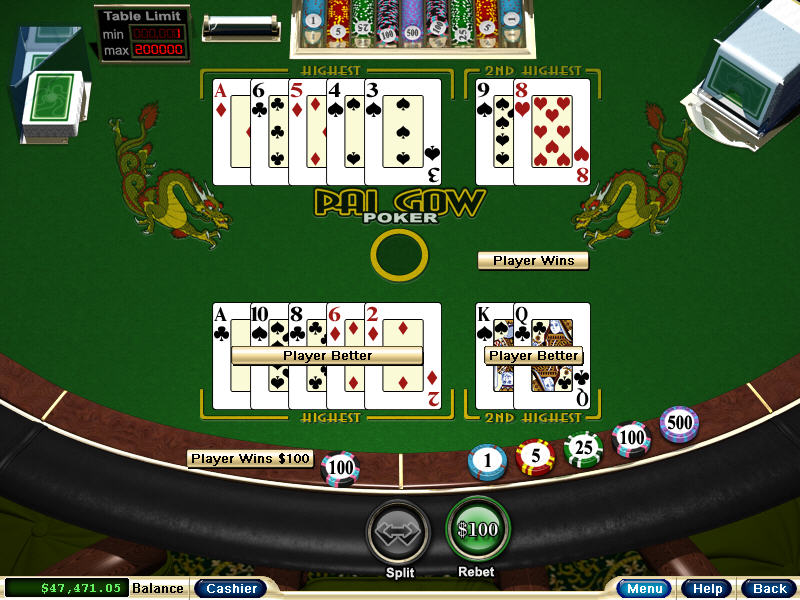 pai gow poker